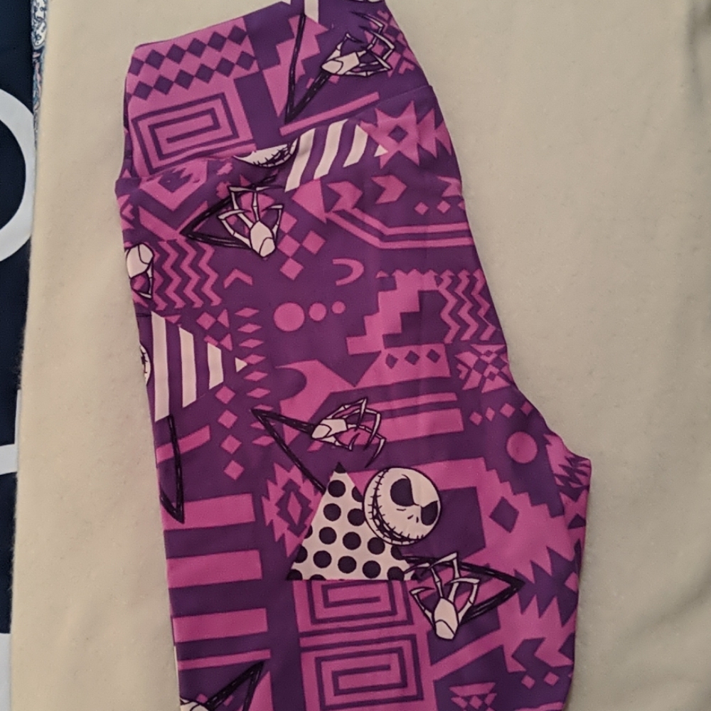 Lularoe Disney Jack Skellington OS leggings